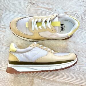 Madewell Kickoff Trainer Sneakers in Ripstop Nylon and Leather | Butter Yellow 8